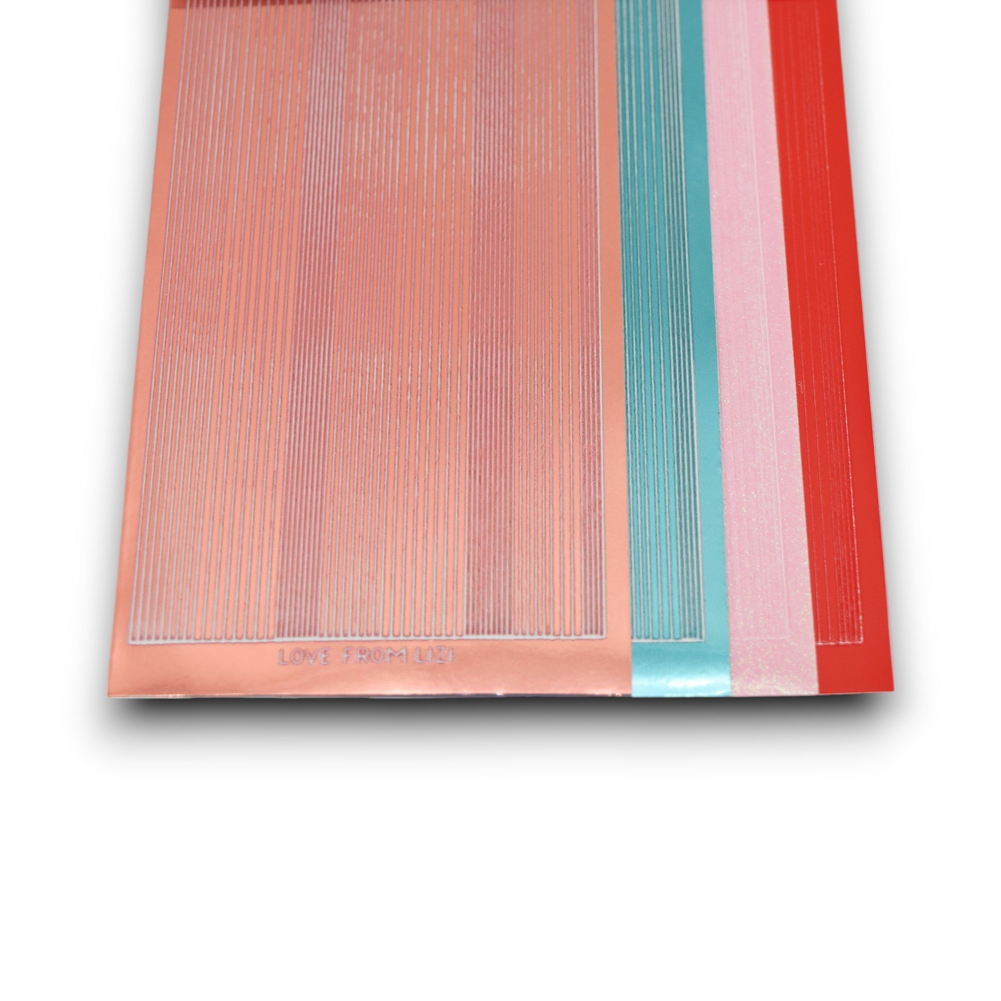 Kisses And Wishes - Pin Stripe Peel-Off 4 Pack